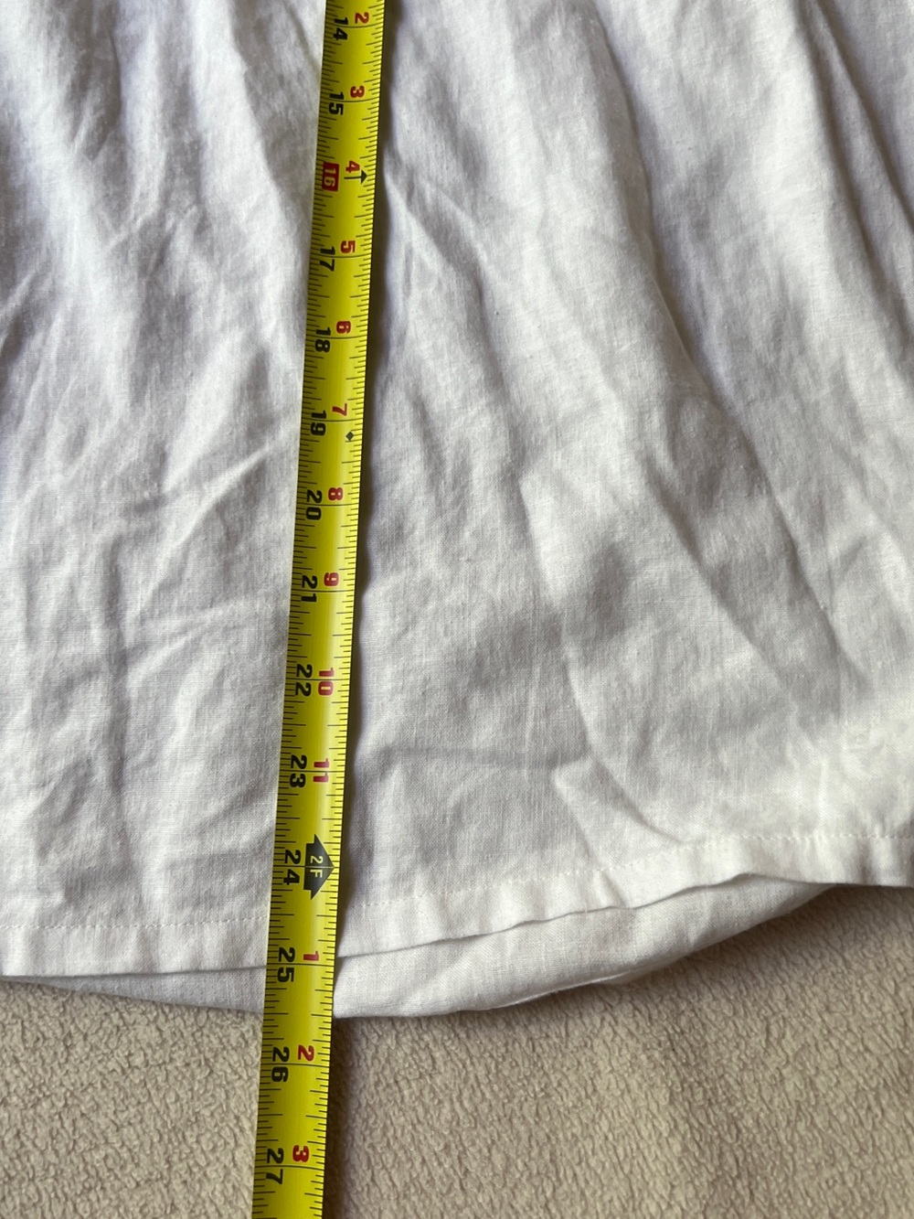 Calypso St. Barth Linen Blend Blouse 1X White Boho Tunic Lightweight Top - Picture 13 of 15